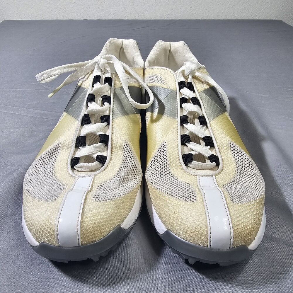 Nike Lunar Summer Lite Women's Spikeless Golf Shoes White Metallic Silver Sz 7
